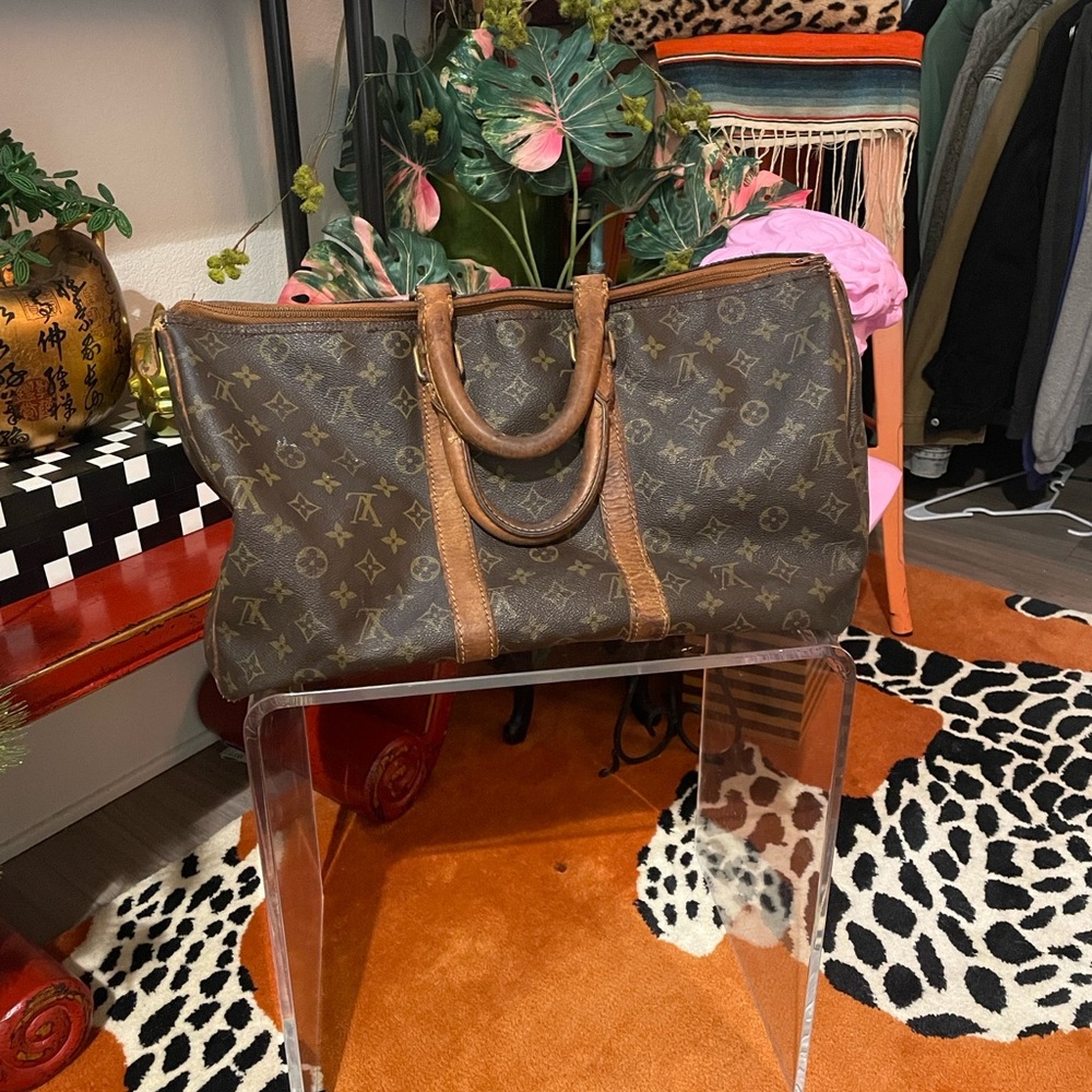 VINTAGE Louis Vuitton Monogram Keepall 45